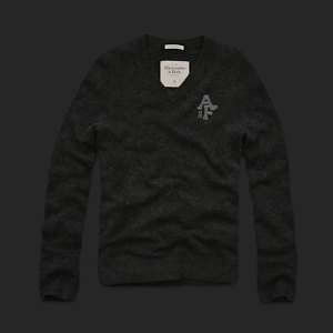 Abercrombie Mens Kempshall Mountain Wool Sweater BLUE S  