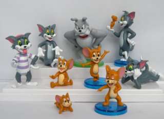 Tom and Jerry figures toys cake topper Lot 9pcs collection  