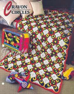 Crayon Circles Afghan, Annies crochet pattern  