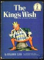 1960 I Can Read It THE KINGS WISH RARE  