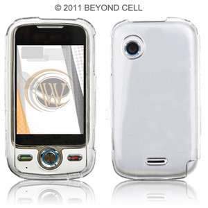 CLEAR PHONE HARD COVER CASE FOR METRO PCS HUAWEI M735  