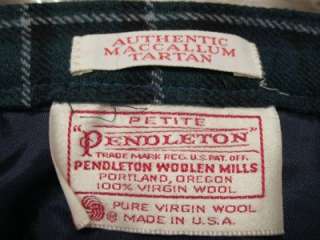 Pendleton Auth Meccallum TARTAN Scottish Skirt SZ 4 WOW  