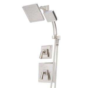 Symmons Oxford Handshower and Showerhead Combo Kit in Satin Nickel 
