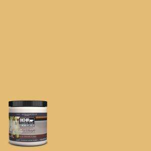 BEHR Ultra 8 oz. Wild Wheat Interior/Exterior Paint Tester # PMD 96 