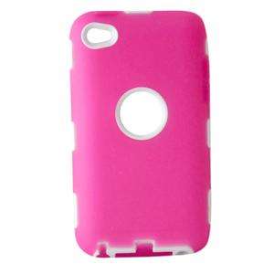 Hard case silicone skin Dark Pink iPOD TOUCH 4TH GEN 4  