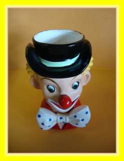 NAPCO WARE Clown Head Vase w/ Bowtie, 1958 #C3321  