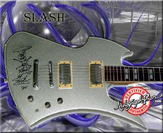 Slash Signed Slash Sketch Autographed Guitar PSA &Exact Video UACC RD 