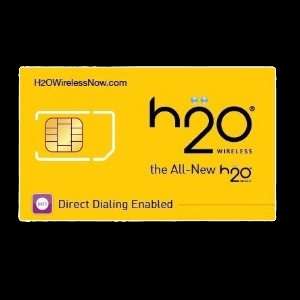 H2O WIRELESS UNLIMITED PREPAID MICRO SIM CARD FOR IPHONE 4 ATT  