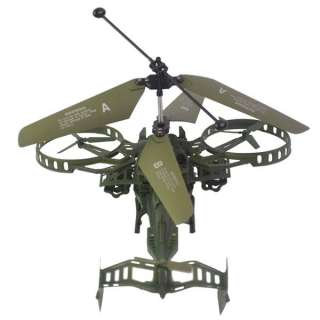 New 3 Channel I/R Helicopter Gyro Remote Control Model Airplane Army 