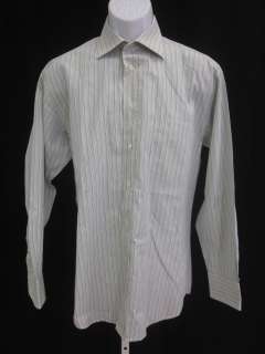ALARA Mens Multi Color Striped Cotton Shirt Sz 15.5  