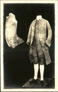   FASHIONS 18th Century Clothes Arthur Middleton Mens Suit c1910 RPPC