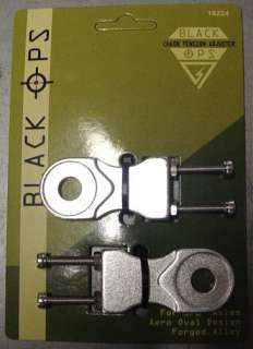 Black Ops 3/8 BMX Chain Tensioner NEW Silver  