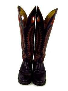   TONY LAMA BLACK LABEL 19 tall buckaroo cowboy western boots 9 D M
