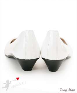   Elegant Slip on Comfy Low Heels Ballet Shoes in White, Black, Gray