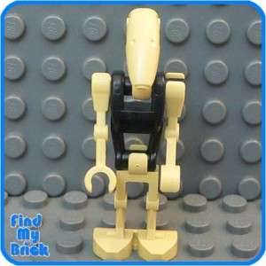 SW502 Lego Star Wars Battle Droid Minifigure Black 7662  