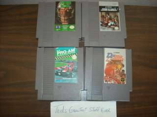Lot of 4 NINTENDO Games   From the NES Game System  