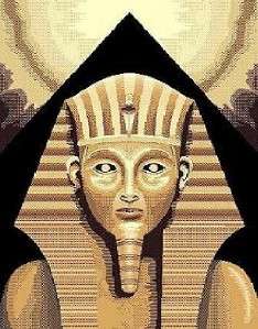 KING TUT TUTANKHAMUN EGYPTIAN PYRAMID AREA RUG  
