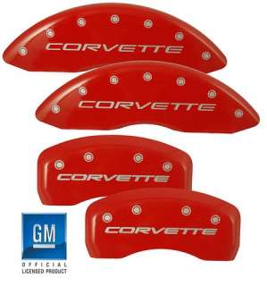 C5 C6 Corvette Brake Caliper Cover Red  