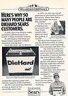 1982  Die Hard Car Battery Auto   Classic Vintage 