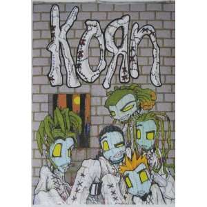  Korn Asylum Fabric Poster Flag 