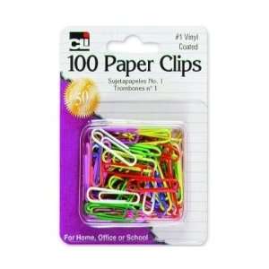  CLI No. 1 Paper Clip   Assorted Colors   LEO80033 Office 