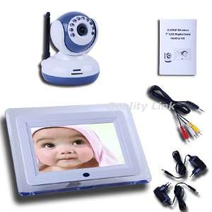   7 LCD Digital Baby Monitor Video Interfono Audio Radio