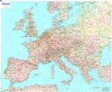 Europe Political   encapsulated wall map No. 15705 (Michelin Wall Maps 