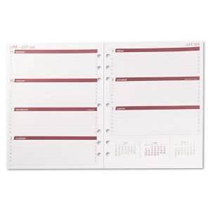  Day Runner® Express Weekly Planning Pages Refill, Hourly 