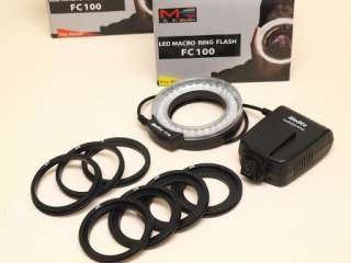 Meike Macro Ring Flash LED Light for Nikon D3100 D7000 D300X/Sony +3 