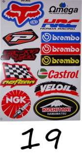   Moto Stickers Tuning ROCKSTAR ENERGY Racing Dirt Kart Velo VTT DAX