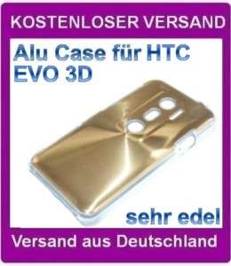HARD COVER f. HTC EVO 3D SCHUTZ HÜLLE CRYSTAL CASE GOLD EDEL 