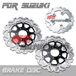 Front Rear Brake Disc Rotor Suzuki GSXR750 GSXR600 2001 2002 2003 01 