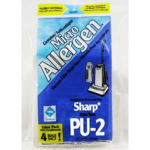  Endust Microfilter Vacuum bags for Sharp PU 2 /3pk