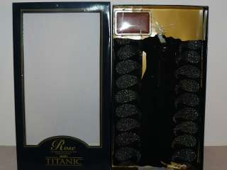 Franklin Mint Rose Comes W COA Titanic Black Kimono Dressing Gown Mint 