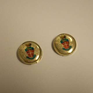 Carabinieri Copri Bottoni Stemma Araldico Oro Giallo 18 kt gr 3,60 