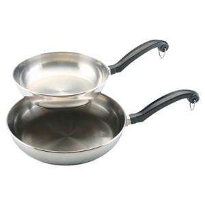  Farberware Classic 8 inch And 10 inch Frypan, Stainless 