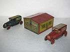 Vintage Windup Double Garage G&K Car Tin Toy, Germany