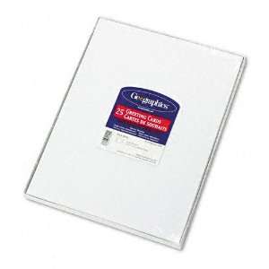  Geographics® Blank Half Fold Greeting Cards with 