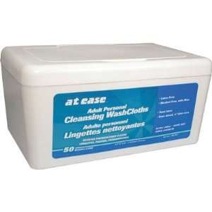  At Ease Disposable Washcloths in White