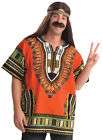 Dashiki Shirt 60s 70s Hippy Mandela African Fancy Dress