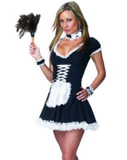 Chamber Maid Adult Costume  Wholesale French Maid Halloween Costume 