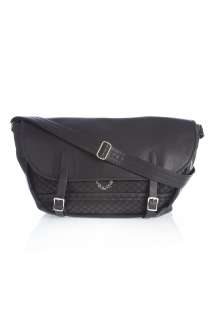 Fred Perry  Black Game Messenger Bag by Fred Perry