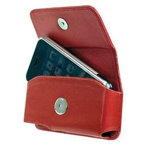  Noble Horizontal Case /w belt clip for Apple iPhone (Red 