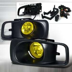   Honda Civic OEM Fog Lights Yellow With Wire Relay & Switch Automotive