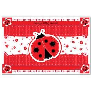  Modern Ladybug   Personalized Baby Shower Placemats Toys & Games