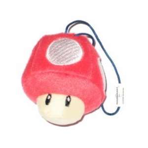  Nintendo Super Mario Bros. Mushroom Plush Keychain Toys & Games