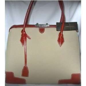  BCBG MAX AZRIA Large Leather Handbag / Shoulder Bag / Tote 