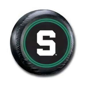 Michigan State Spartans NCAA Spare Tire Cover (Black)  