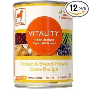   Dogs, Chicken & Sweet Potato Stew Recipe, 13 Ounce Cans (Pack of 12