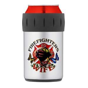  Thermos Can Cooler Koozie Firefighters Fire Fighters Wife 